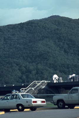 Shuckstack Mountain from Fontana  Dam